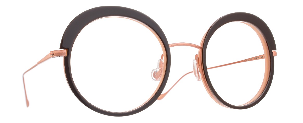 Caroline Abram WINNA - MARRON / ROSE - 525  2100846525 - WINNA