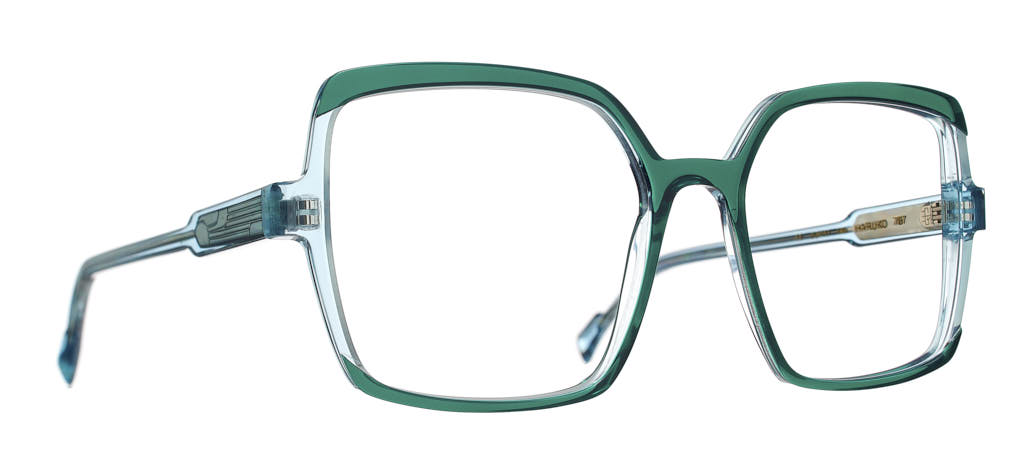 Caroline Abram HARUKO - VERT / BLEU CLAIR - 787  2100885787 -...