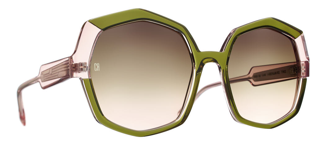 Caroline Abram HERMINE - VERT / ROSE - 782  2200794782 - HERMINE